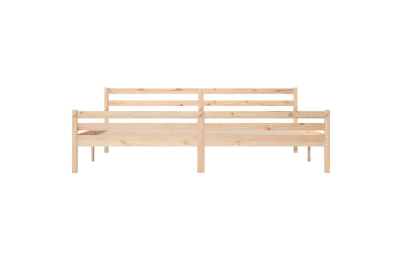 beBasic Sengeramme heltre 200x200 cm - Brun - Møbler - Senger - Sengeramme & sengestamme