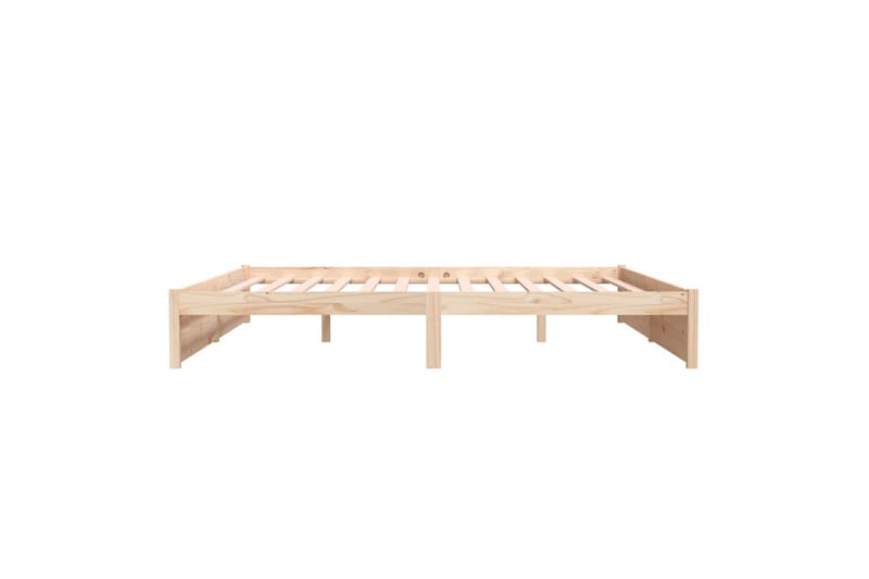 beBasic Sengeramme heltre 200x200 cm - Brun - Møbler - Senger - Sengeramme & sengestamme