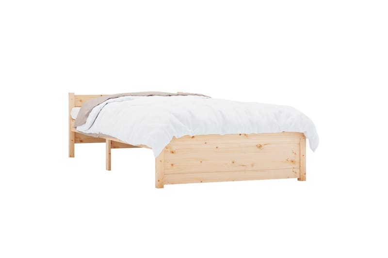 beBasic Sengeramme heltre 75x190 cm 2FT6 Small Single - Brun - Møbler - Senger - Sengeramme & sengestamme