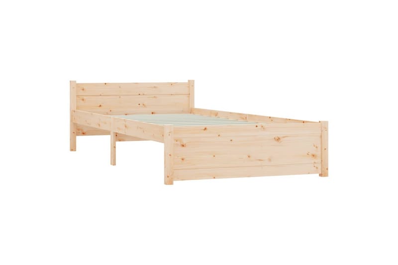 beBasic Sengeramme heltre 75x190 cm 2FT6 Small Single - Brun - Møbler - Senger - Sengeramme & sengestamme