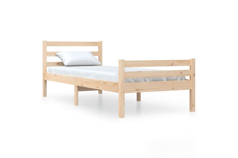 beBasic Sengeramme heltre 90x190 cm 3FT Single - Brun - Møbler - Senger - Sengeramme & sengestamme