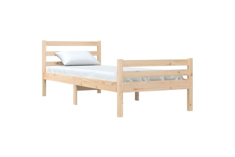 beBasic Sengeramme heltre 90x190 cm 3FT Single - Brun - Møbler - Senger - Sengeramme & sengestamme