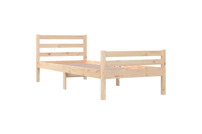 beBasic Sengeramme heltre 90x190 cm 3FT Single - Brun - Møbler - Senger - Sengeramme & sengestamme