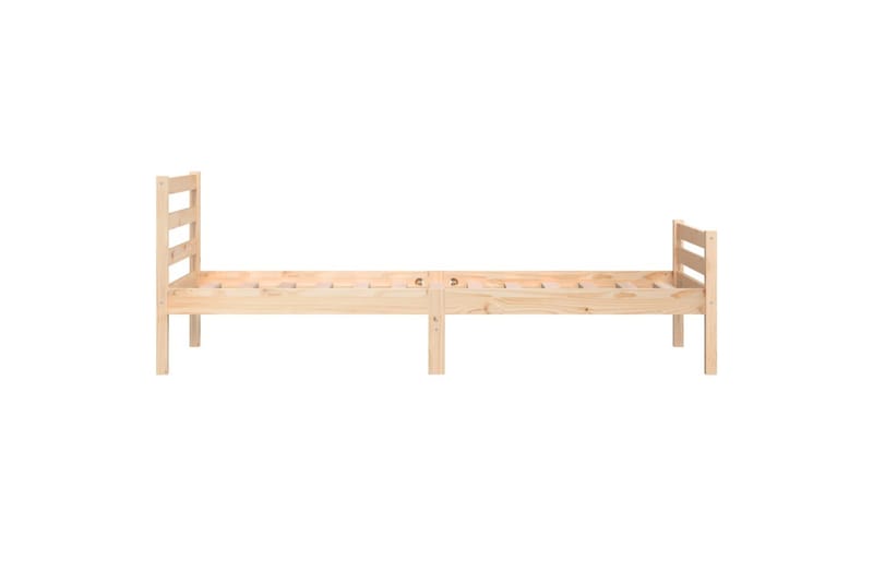 beBasic Sengeramme heltre 90x190 cm 3FT Single - Brun - Møbler - Senger - Sengeramme & sengestamme