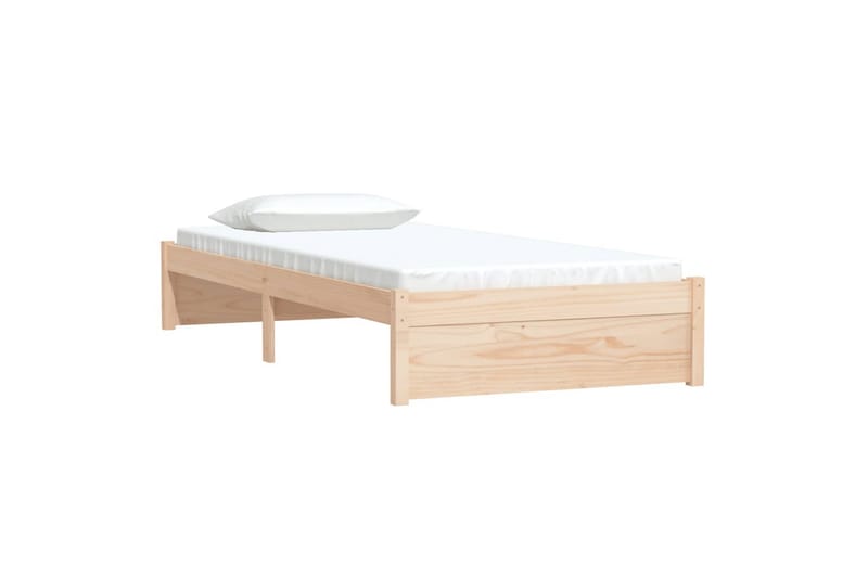 beBasic Sengeramme heltre 90x190 cm 3FT Single - Brun - Møbler - Senger - Sengeramme & sengestamme