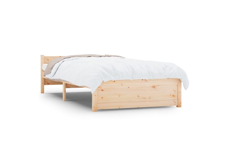 beBasic Sengeramme heltre 90x190 cm 3FT Single - Brun - Møbler - Senger - Sengeramme & sengestamme