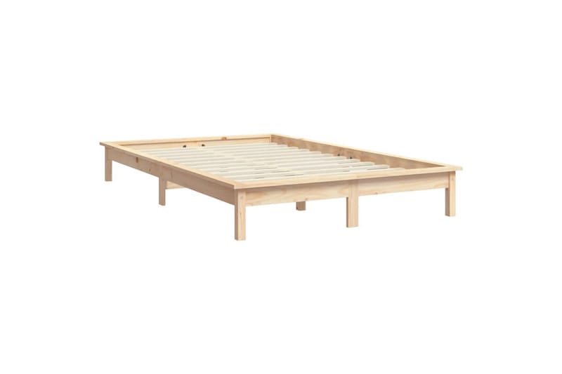 beBasic Sengeramme heltre furu 120x200 cm - Brun - Møbler - Senger - Sengeramme & sengestamme