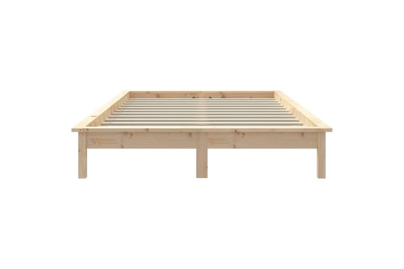 beBasic Sengeramme heltre furu 150x200 cm 5FT King Size - Brun - Møbler - Senger - Sengeramme & sengestamme