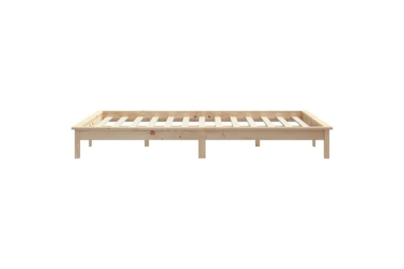 beBasic Sengeramme heltre furu 150x200 cm 5FT King Size - Brun - Møbler - Senger - Sengeramme & sengestamme