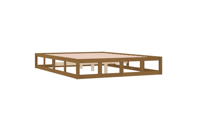 beBasic Sengeramme honningbrun 120x200 cm heltre - Brun - Møbler - Senger - Sengeramme & sengestamme