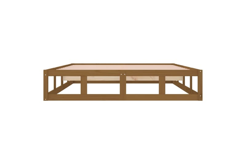 beBasic Sengeramme honningbrun 150x200 cm 5FT King Size heltre - Brun - Møbler - Senger - Sengeramme & sengestamme