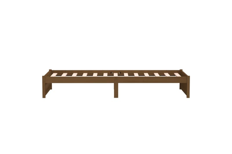 beBasic Sengeramme honningbrun heltre 75x190 cm 2FT6 Small Single - Brun - Møbler - Senger - Sengeramme & sengestamme