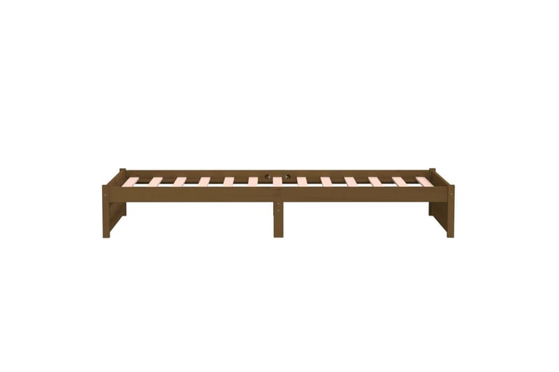 beBasic Sengeramme honningbrun heltre 90x190 cm 3FT Single - Brun - Møbler - Senger - Sengeramme & sengestamme