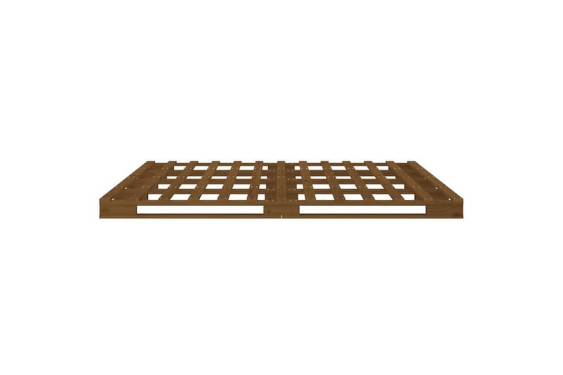 beBasic Sengeramme honningbrun heltre furu 150x200 cm 5FT King Size - Brun - Møbler - Senger - Sengeramme & sengestamme