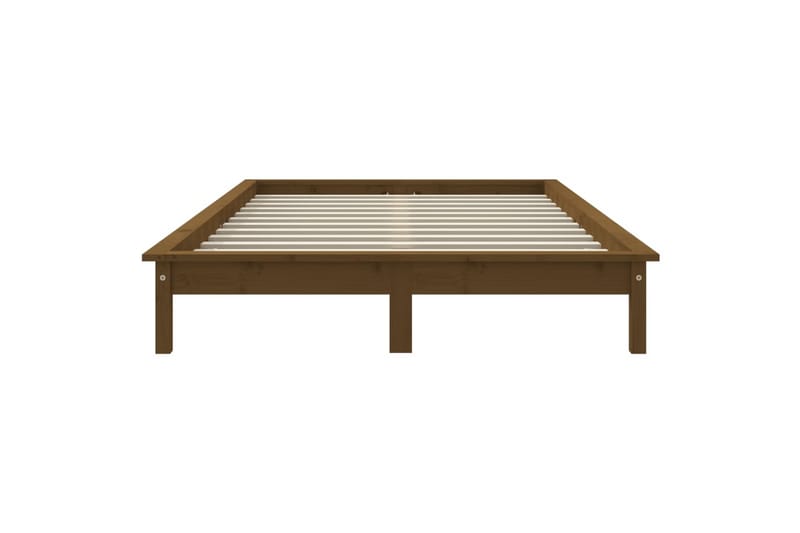 beBasic Sengeramme honningbrun heltre furu 180x200 cm 6FT Super King - Brun - Møbler - Senger - Sengeramme & sengestamme