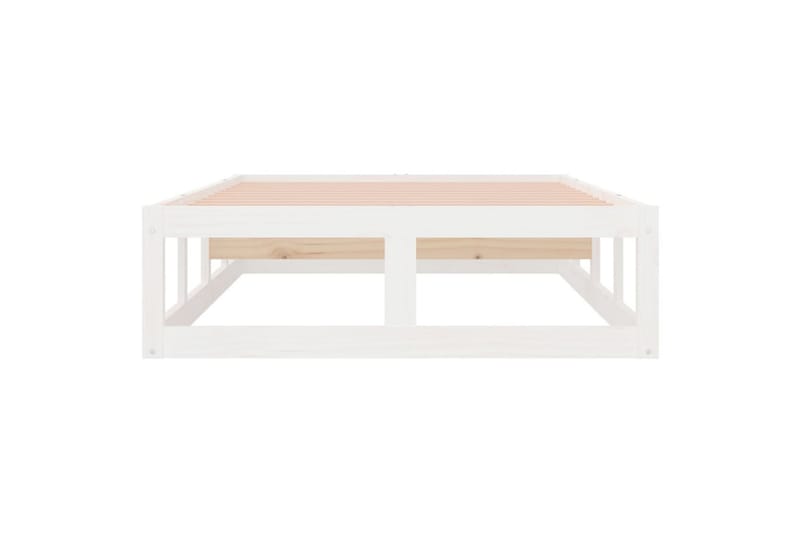 beBasic Sengeramme hvit 75x190 cm 2FT6 Small Single heltre - Hvit - Møbler - Senger - Sengeramme & sengestamme