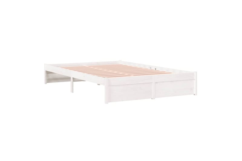 beBasic Sengeramme hvit heltre 120x200 cm - Hvit - Møbler - Senger - Sengeramme & sengestamme