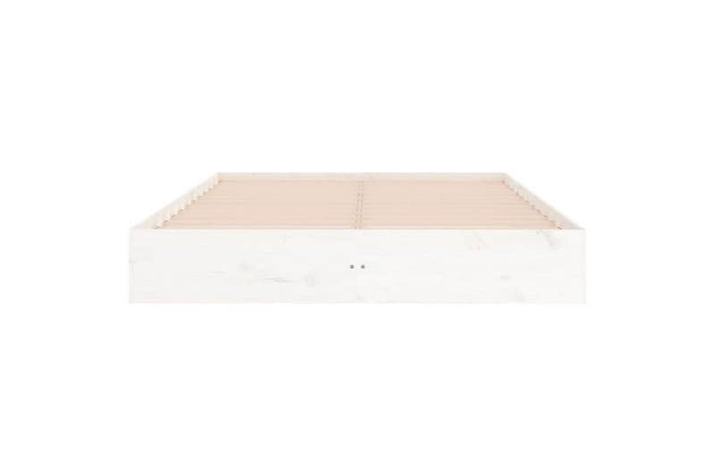 beBasic Sengeramme hvit heltre 180x200 cm 6FT Super King - Hvit - Møbler - Senger - Sengeramme & sengestamme