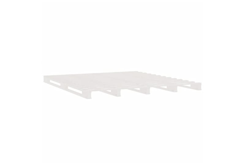 beBasic Sengeramme hvit heltre furu 120x190 cm 4FT Small Double - Hvit - Sengeramme & sengestamme