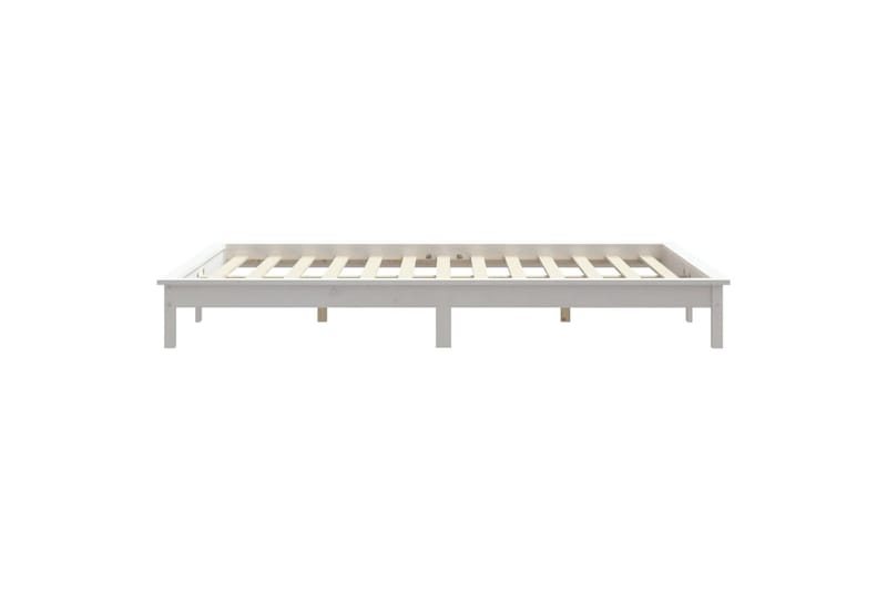 beBasic Sengeramme hvit heltre furu 180x200 cm 6FT Super King - Hvit - Møbler - Senger - Sengeramme & sengestamme