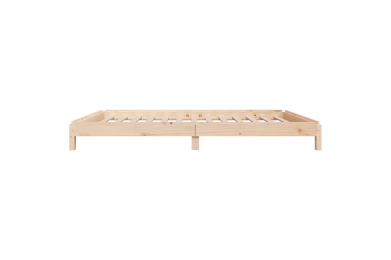 beBasic Stableseng 75x190 cm heltre furu - Brun - Møbler - Senger - Sengeramme & sengestamme