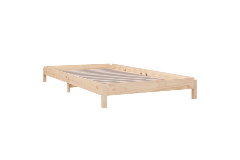 beBasic Stableseng 80x200 cm heltre furu - Brun - Møbler - Senger - Sengeramme & sengestamme