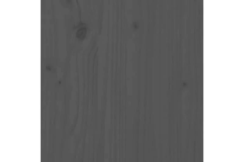 beBasic Uttrekkbar dagseng grå 2x(90x200) cm heltre furu - GrÃ¥ - Sengeramme & sengestamme