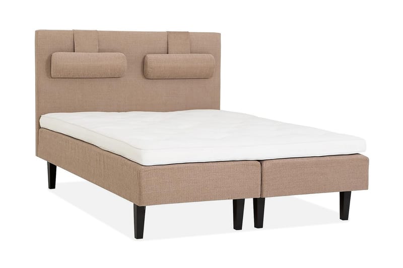 Viken Bas Rammeseng 180X200Cm - Beige, Konisk ben - Møbler - Senger - Dobbeltsenger