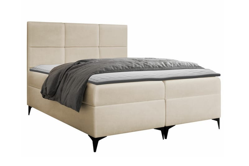 Boisdale Kontinentalseng 200x200 cm - Beige - Møbler - Senger - Familieseng