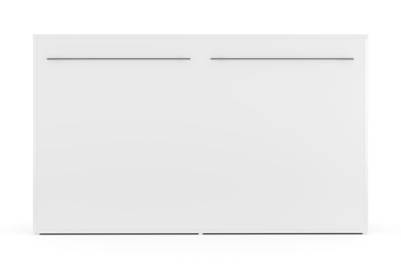 Compact Sengekabinett Horisontalt Uttrekkbar Veggseng 120x200 cm - Hvit - Møbler - Senger - Gjesteseng & ekstraseng - Skapseng