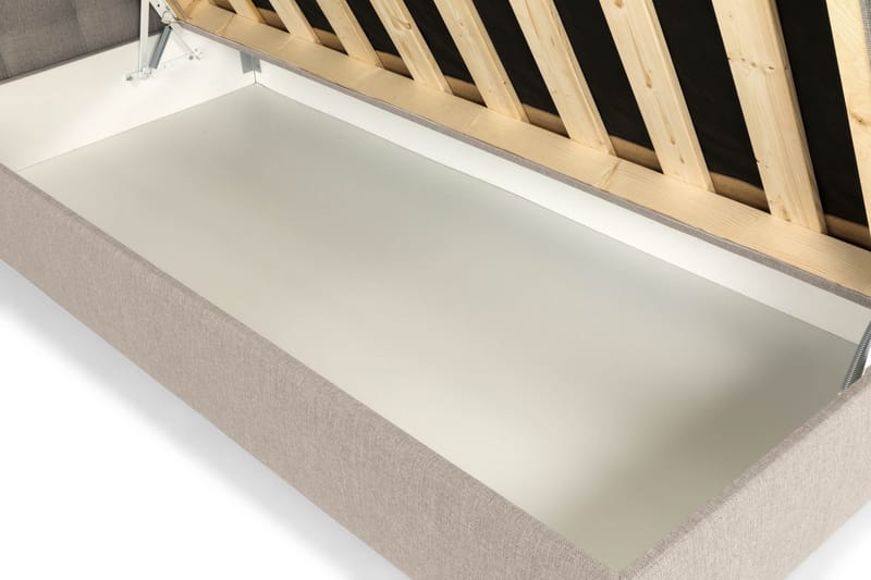 Montana Komplett Sengpakke med Oppbevaring 90x200 cm - Beige - Møbler - Senger - Komplett sengepakke