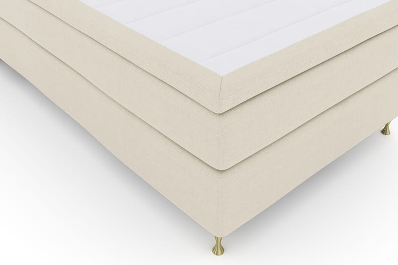 Select No 4 Komplett Sengepakke 120x200 Fast - Beige/Gullben - Møbler - Senger - Komplett sengepakke