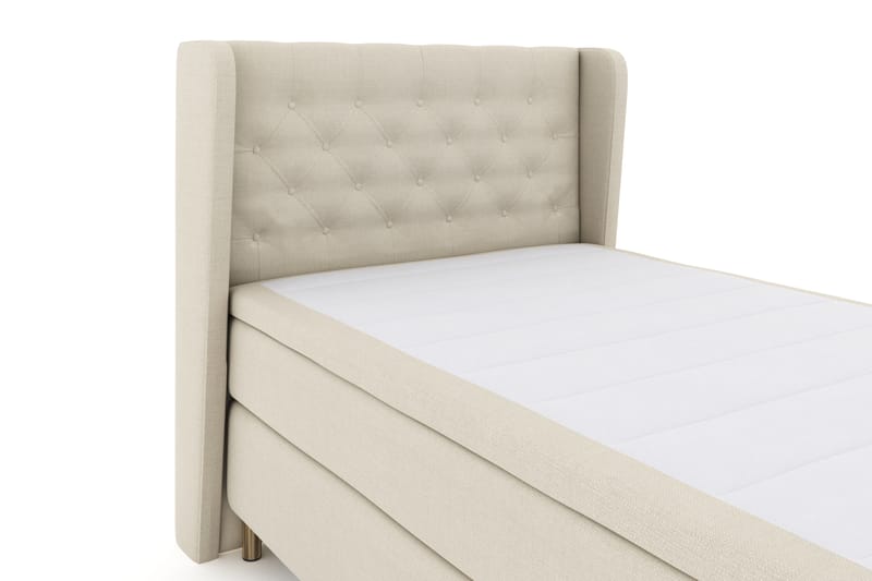 Select No 4 Komplett Sengepakke 120x200 Fast - Beige/Kobberben - Møbler - Senger - Komplett sengepakke