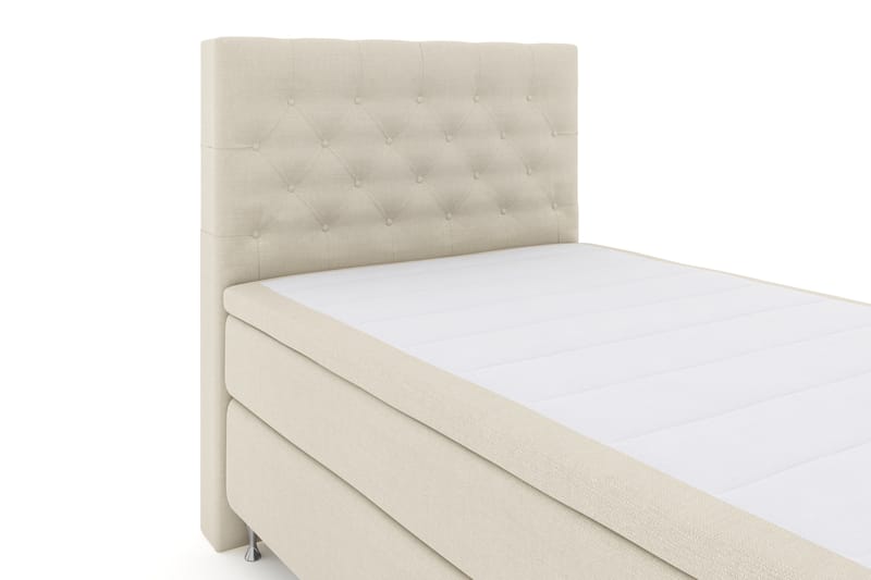 Select No 4 Komplett Sengepakke 120x200 Fast - Beige/Sølvben - Møbler - Senger - Komplett sengepakke