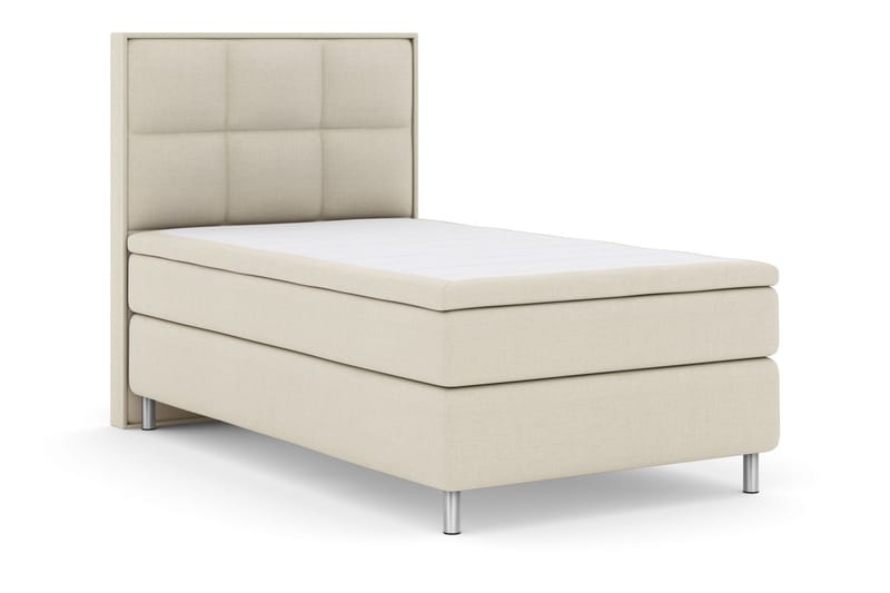 Select No 4 Komplett Sengepakke 120x200 Medium - Beige/Metallben - Møbler - Senger - Komplett sengepakke