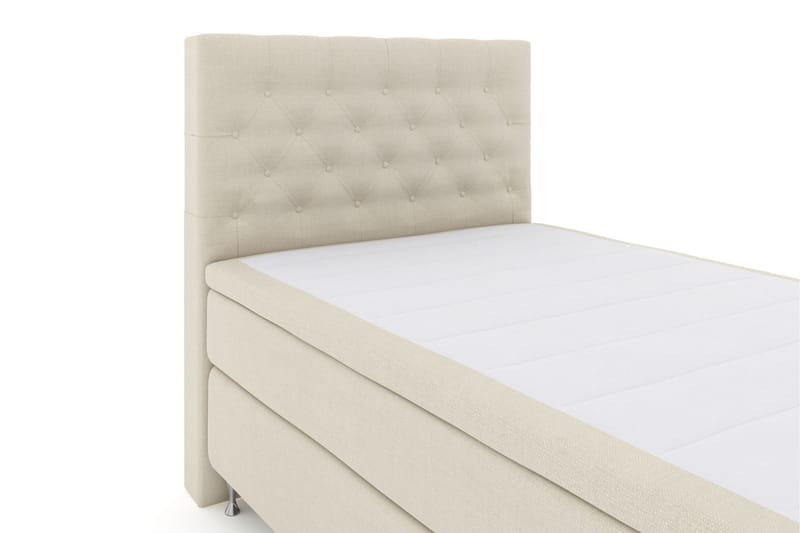 Select No 4 Komplett Sengepakke 120x200 Medium - Beige/Sølvben - Møbler - Senger - Komplett sengepakke