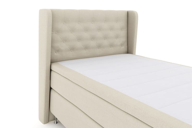 Select No 4 Komplett Sengepakke 120x200 Medium - Beige/Sølvben - Møbler - Senger - Komplett sengepakke