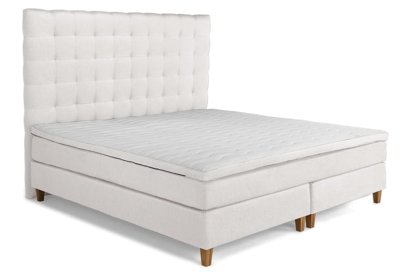 Elite Lyx Komplett Sengepakke Kontinentalseng 210x210 - Beige - Møbler - Senger - Komplett sengepakke