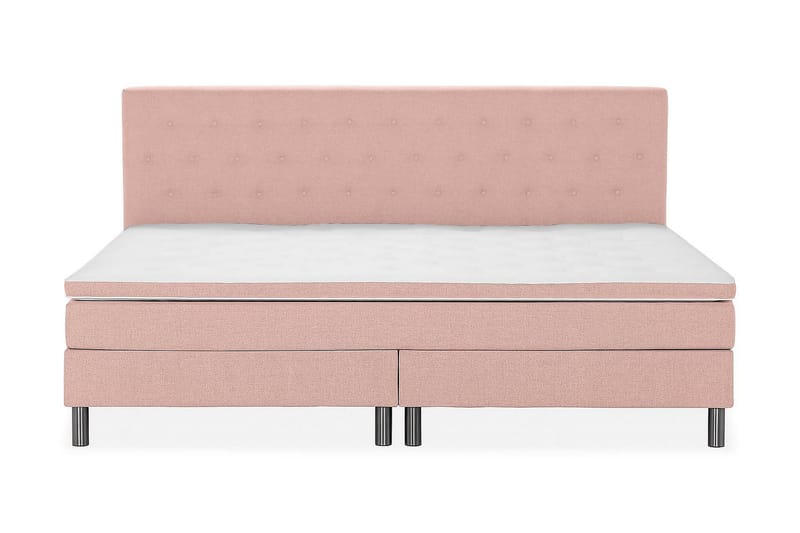 Ella Familieseng 240x210 cm - (+Flere valg) Rosa - Møbler - Senger - Komplett sengepakke