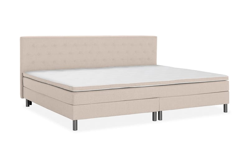 Ella Familieseng 280x200 cm - (+Flere valg) Beige - Møbler - Senger - Kontinentalsenger