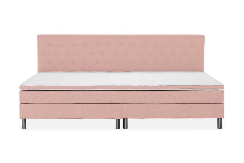 Ella Familieseng 280x200 cm - (+Flere valg) Rosa - Møbler - Senger - Komplett sengepakke