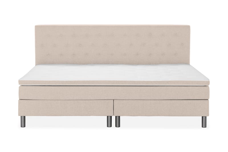 Ella Familieseng Sengepakke 240x210 cm - (+Flere valg) Beige - Møbler - Senger - Kontinentalsenger