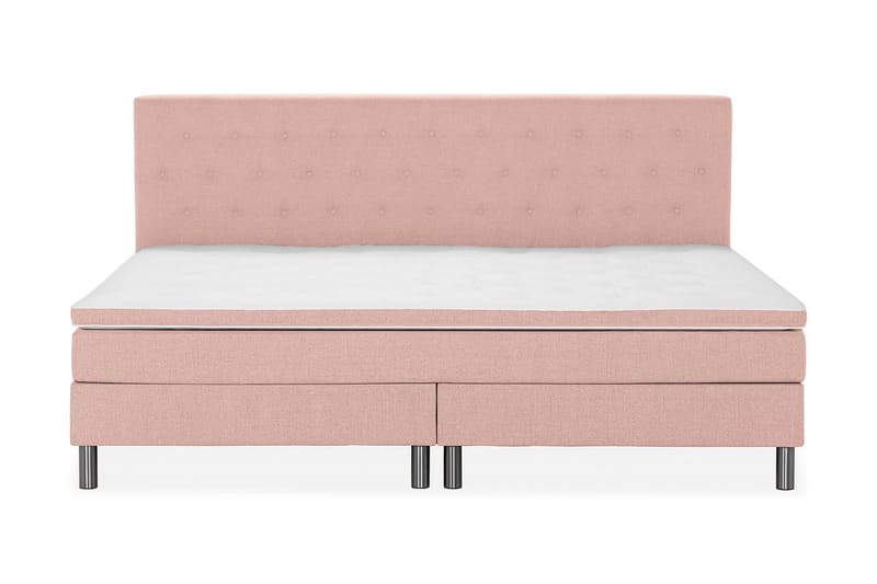 Ella Familieseng Sengepakke 240x210 cm - (+Flere valg) Rosa - Møbler - Senger - Komplett sengepakke