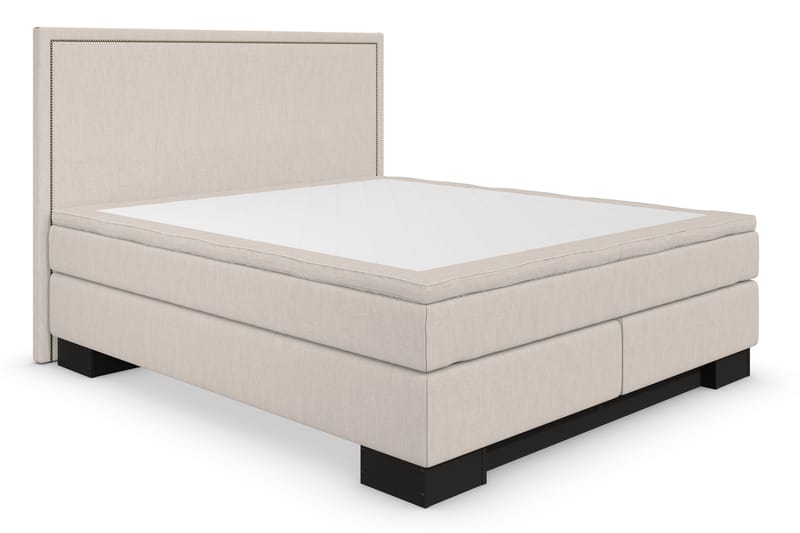 Hilton Lyx Komplett Sengpakke 180x210 Amiral Gavl Rett - Beige - Møbler - Senger - Komplett sengepakke