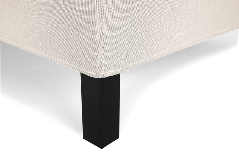 Lucky Komplett Sengepakke 120x200 Polyeter Diamant Sengegavl - Beige - Komplett sengepakke - Kontinentalsenger