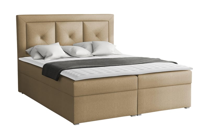 Moden Kontinentalseng 160x215 cm - Beige - Møbler - Senger - Kontinentalsenger