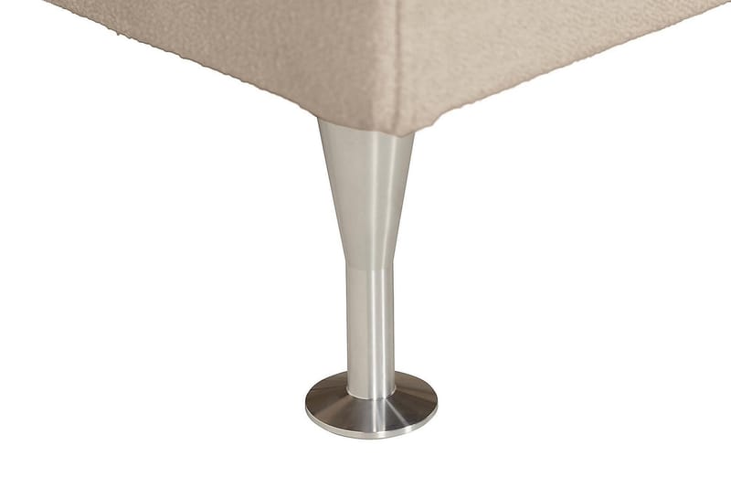 Oslo Lyx Kontinentalseng Boucle 120x200 - Beige - Møbler - Senger - Komplett sengepakke