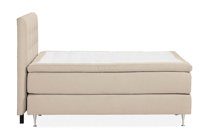 Oslo Lyx Kontinentalseng Boucle 180x200 - Beige - Møbler - Senger - Komplett sengepakke