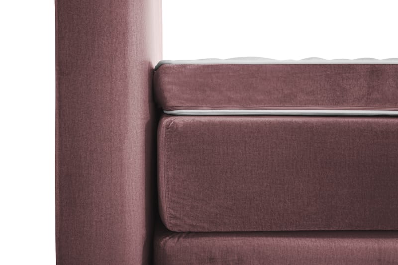 Royal Velvet Komplett Sengepakke 160x200 - Rosa Fløyel/Lave Rosében - Møbler - Senger - Komplett sengepakke