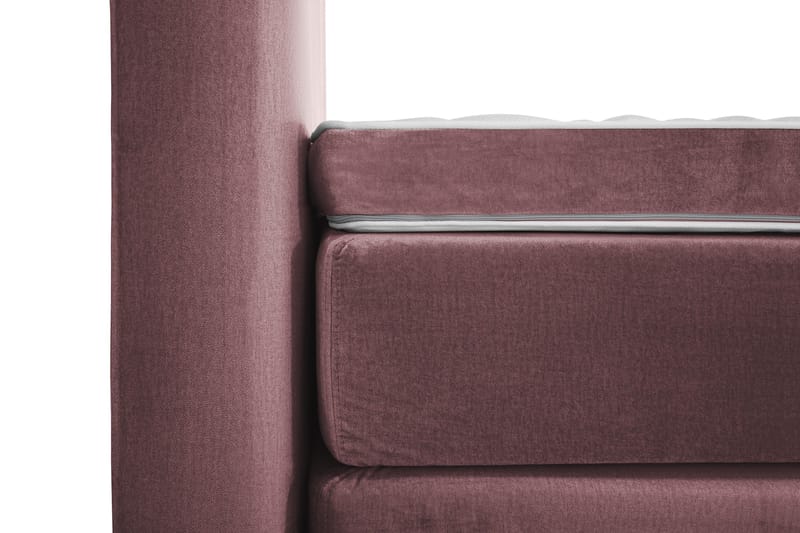 Royal Velvet Komplett Sengepakke 180x200 cm - Rosa Fløyel/Lave Gullben - Møbler - Senger - Komplett sengepakke